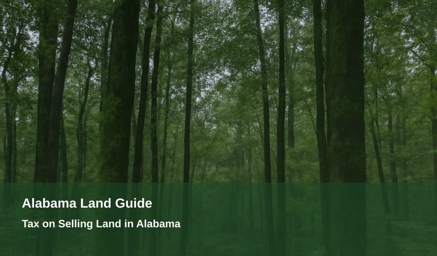 Tax on Selling Land in Alabama